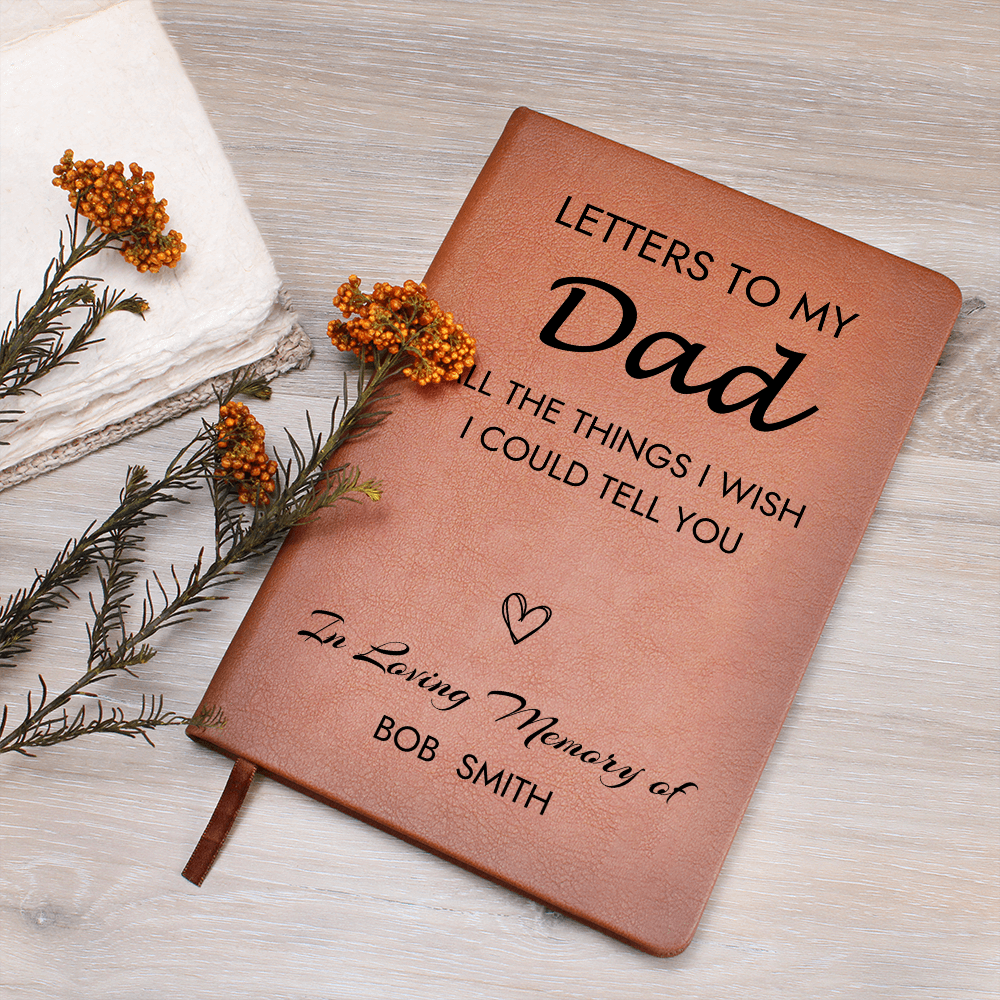 Loss of Dad Memorial Journal, Sympathy Gift, Grief Diary for Father Loss, Keepsake Book, Bereavement Support for Men and Women