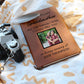Grandmother Remembrance Photo Leather Journal, Grandma In Heaven Gift, Loss of Grandmother Photo Memorial Journal, Sympathy Gift, Grief Journal Letters