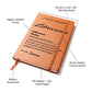 Difference Maker Journal, Librarian Gift, Personalized Colleague Friend Mentor Appreciation Gift, Custom Name Leather Journal