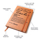 Difference Maker Journal, Sixth Grade Teacher Gift, Personalized Colleague Friend Mentor Appreciation Gift, Custom Name Leather Journal.