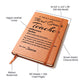 Difference Maker Journal, Third Grade Teacher Gift, Personalized Colleague Friend Mentor Appreciation Gift, Custom Name Leather Journal.