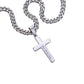 To My Son Engraved Cross Chain