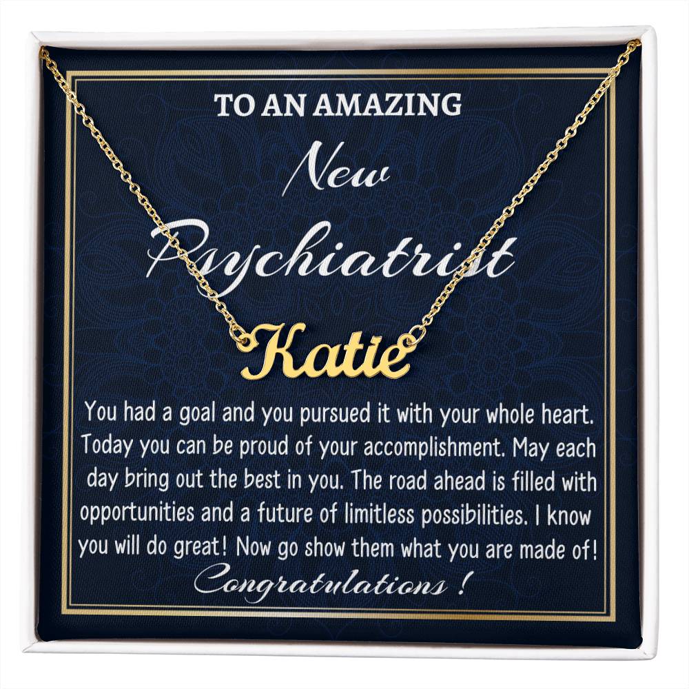 Custom Name Necklace For a New Registered Nurse, New Job Gift, Nurse Graduation Gift, New Nurse Appreciation Gift.