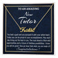 Custom Name Necklace for a New Tutor, New Job Gift, Tutor Graduation Gift, New Tutor Appreciation Gift.