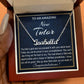 Custom Name Necklace for a New Tutor, New Job Gift, Tutor Graduation Gift, New Tutor Appreciation Gift.