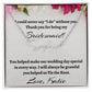 To My Bridesmaid Signature Name Necklace, Personalized Bridesmaid Gift, Wedding Anniversary Gift, Bridesmaid Custom Name Gift, Gift For Her, Appreciation Gift