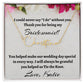 To My Bridesmaid Signature Name Necklace, Personalized Bridesmaid Gift, Wedding Anniversary Gift, Bridesmaid Custom Name Gift, Gift For Her, Appreciation Gift