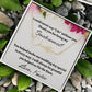 To My Bridesmaid Signature Name Necklace, Personalized Bridesmaid Gift, Wedding Anniversary Gift, Bridesmaid Custom Name Gift, Gift For Her, Appreciation Gift