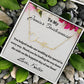 To My Junior Bridesmaid Signature Name Necklace, Personalized Bridesmaid Gift, Wedding Anniversary Gift, Custom Name Flower Girl Gift,  Gift For Her, Appreciation Gift.