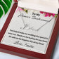 To My Junior Bridesmaid Signature Name Necklace, Personalized Bridesmaid Gift, Wedding Anniversary Gift, Custom Name Flower Girl Gift,  Gift For Her, Appreciation Gift.