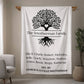 Family Tree Mink Blanket