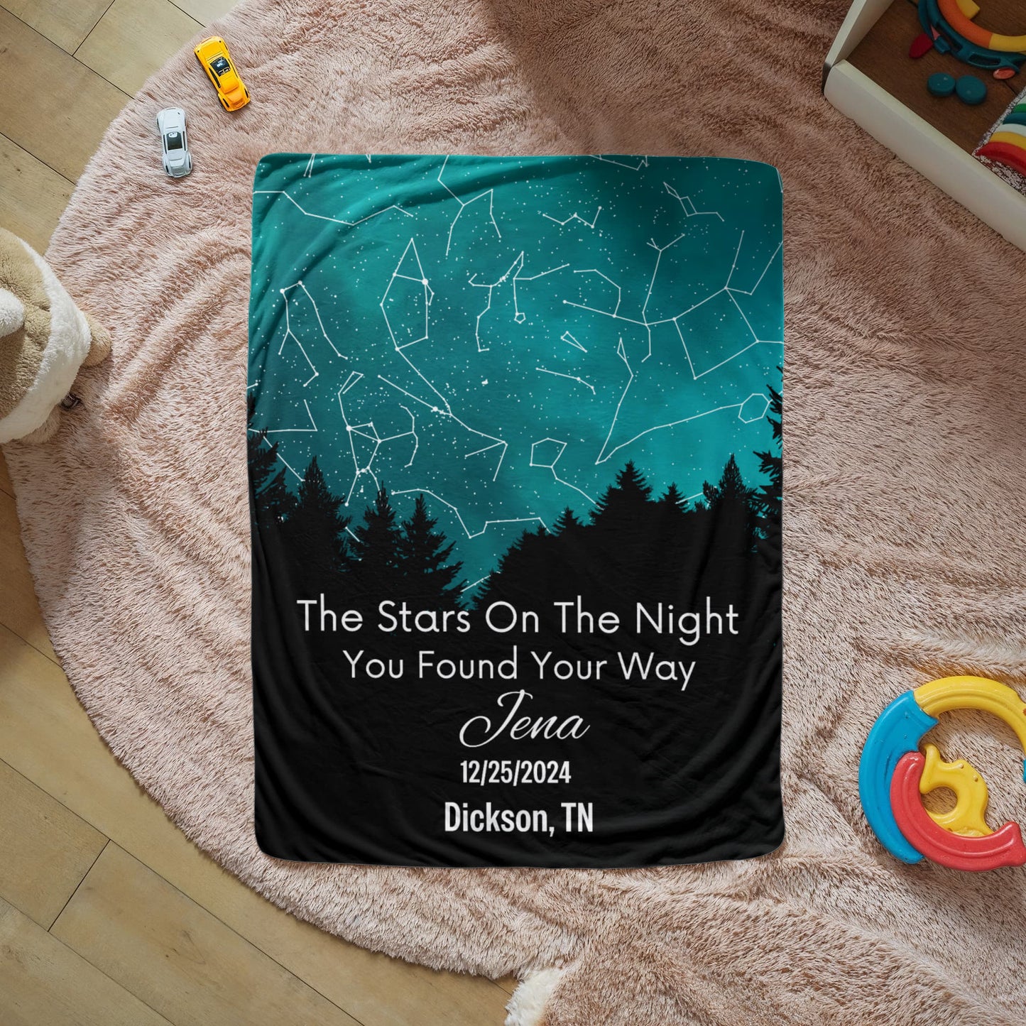Sherpa Stars Blanket
