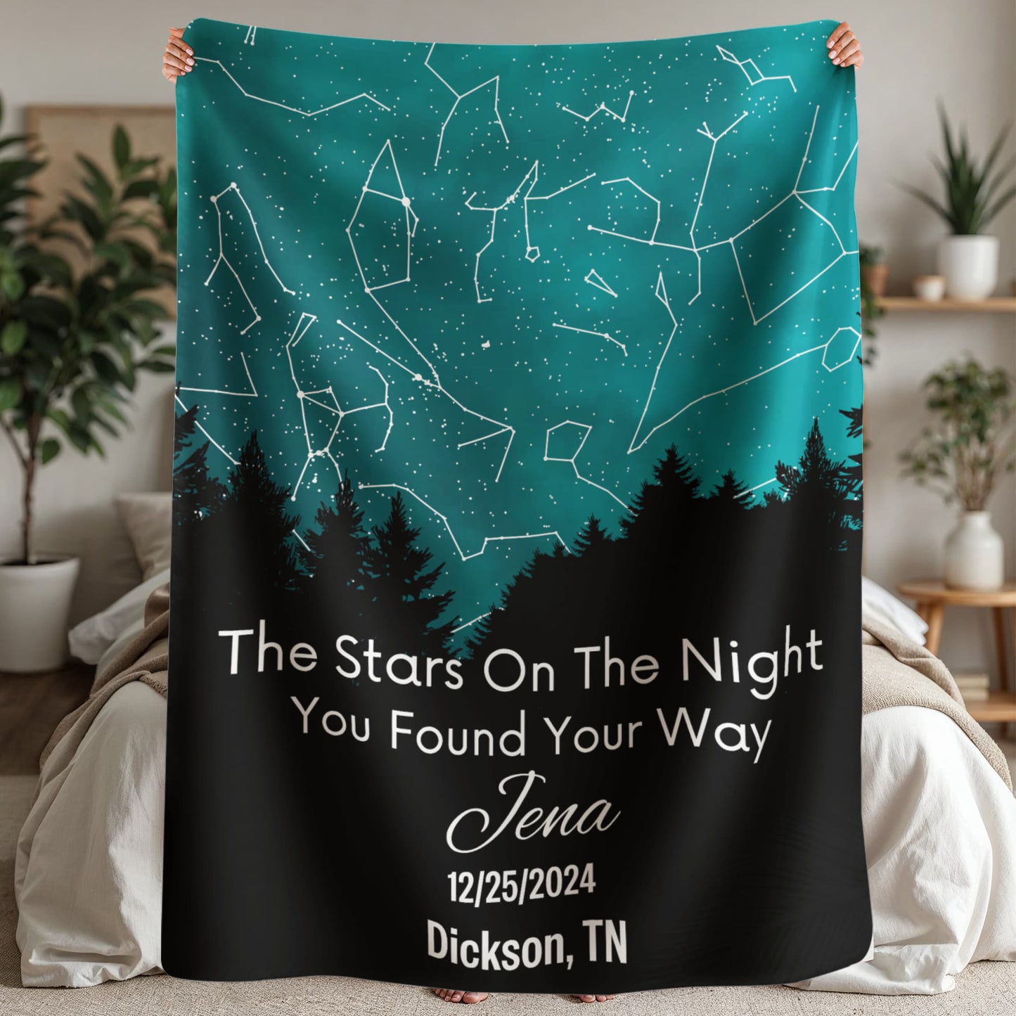 Sherpa Stars Blanket