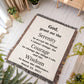 Serenity Prayer Woven Blanket, Custom Name Blanket, Cotton Throw, Personalized Woven Blanket