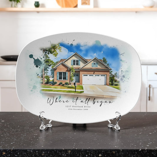 Personalized Home Portrait Decorative Ceramic Plate