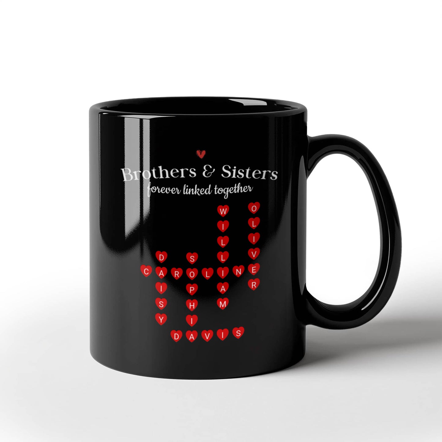 Brothers and Sister Crossword Mug