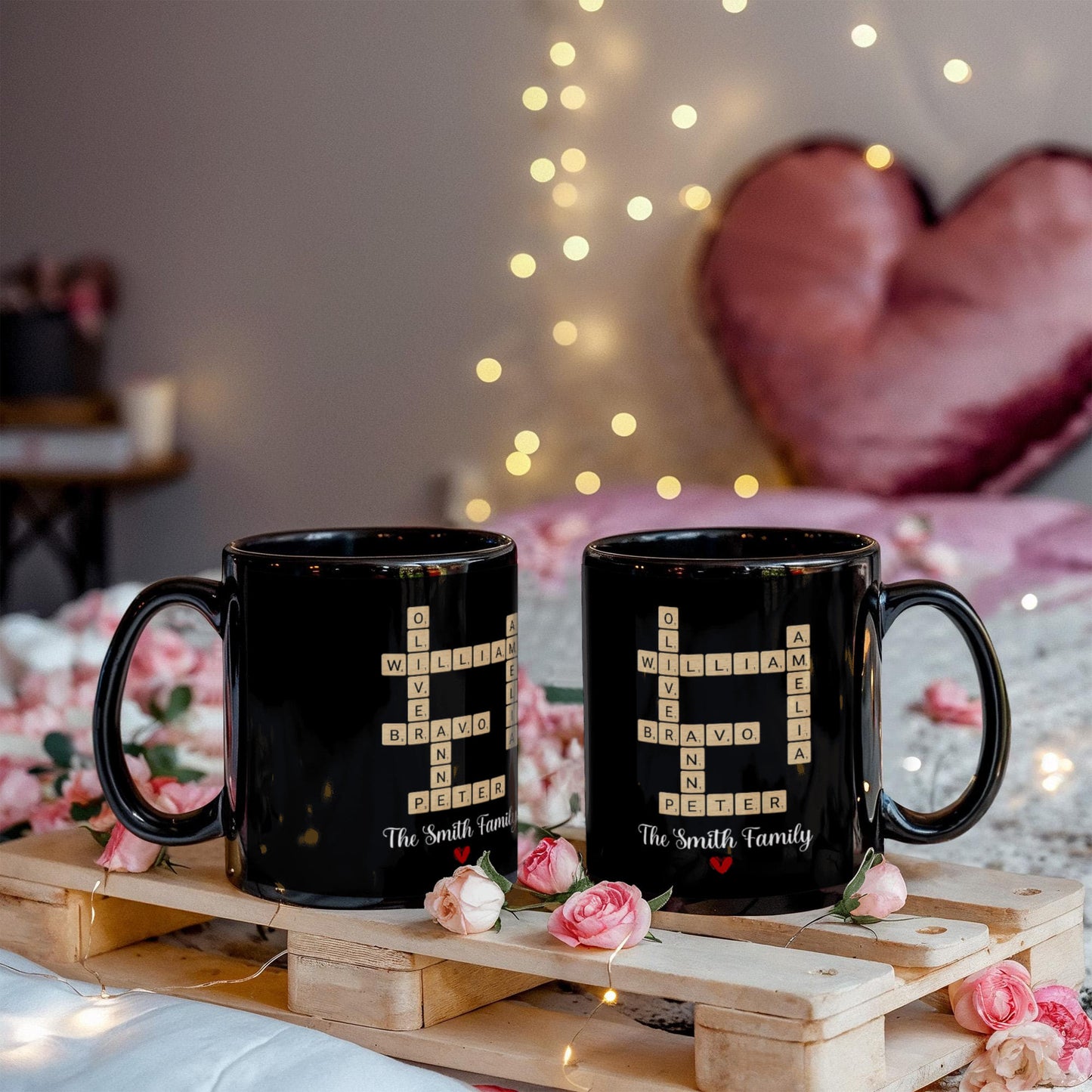 Custom Family Crossword Mug