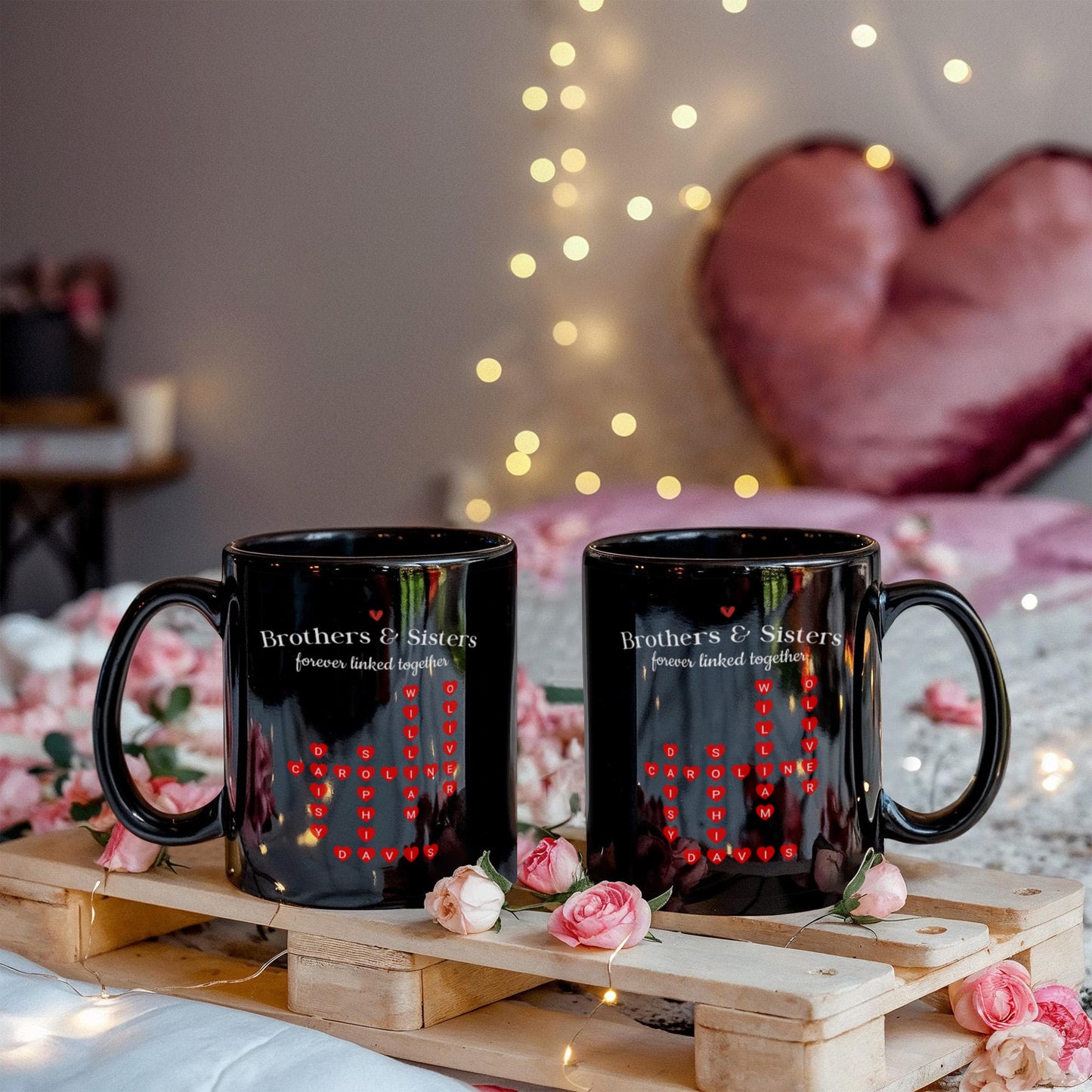 Brothers and Sister Crossword Mug