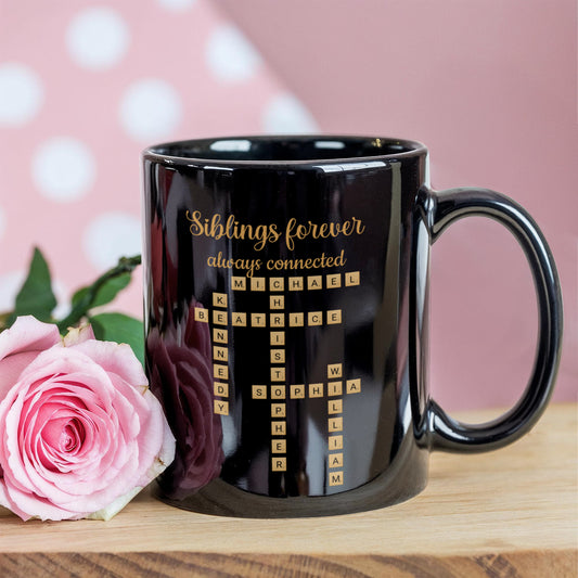 Siblings Forever Crossword mugs