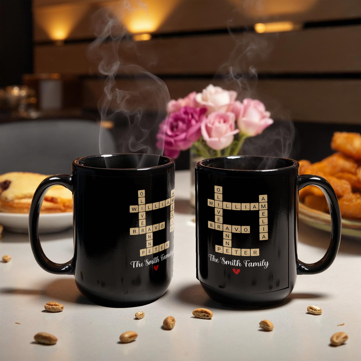 Custom Family Crossword Mug