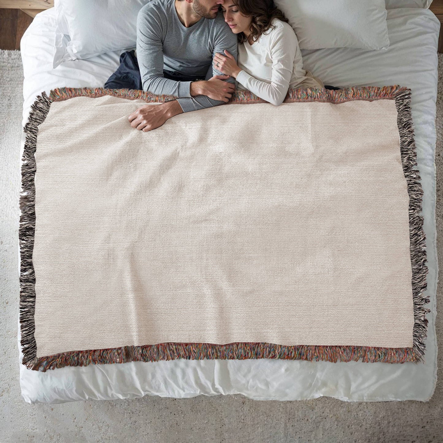 Pet Potrait Woven Blanket