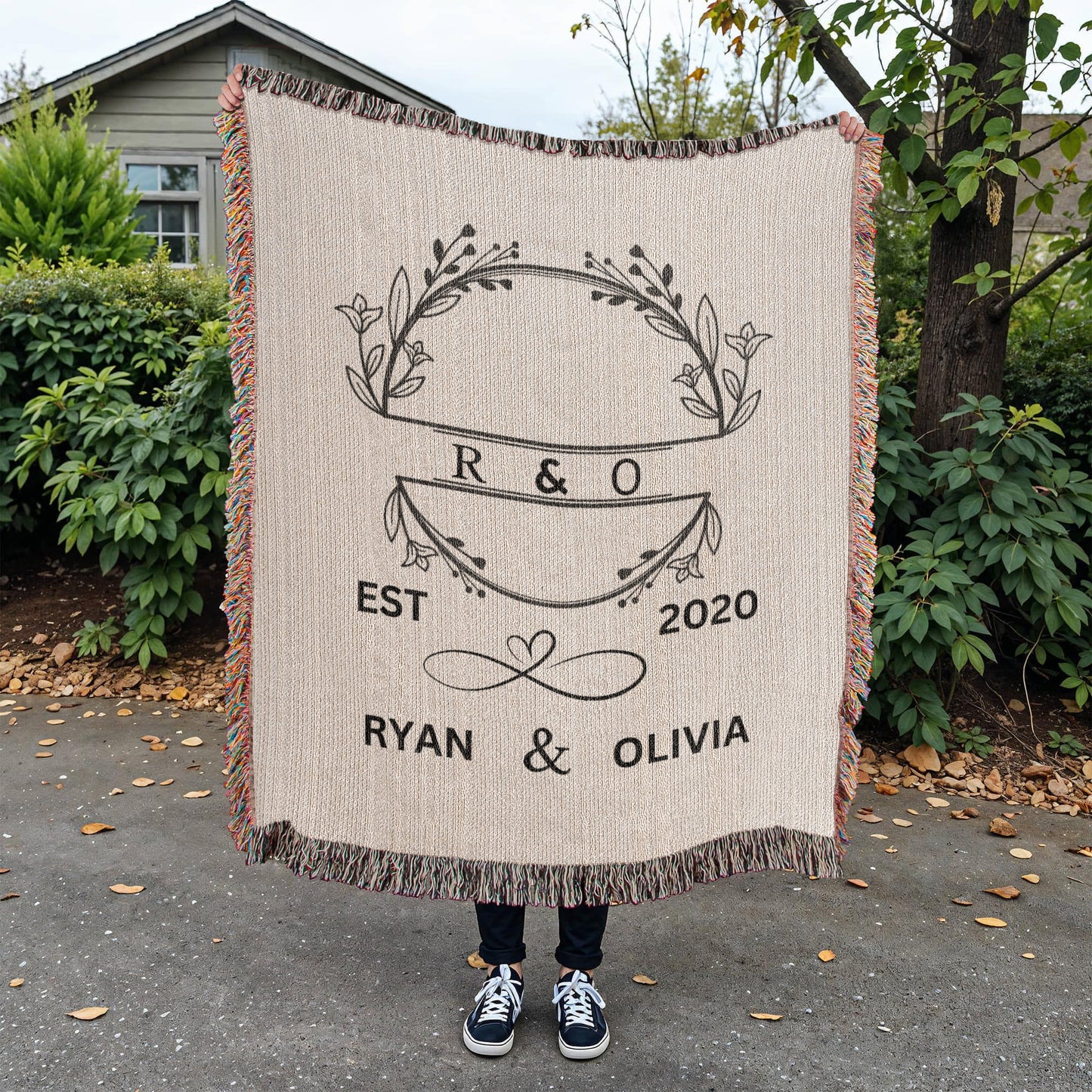 Personalized Wedding Blanket, His and Hers Custom Blanket, Newlyweds Housewarming Gift, Personalized Wedding Gift, Mr and Mrs Gifts Birthday