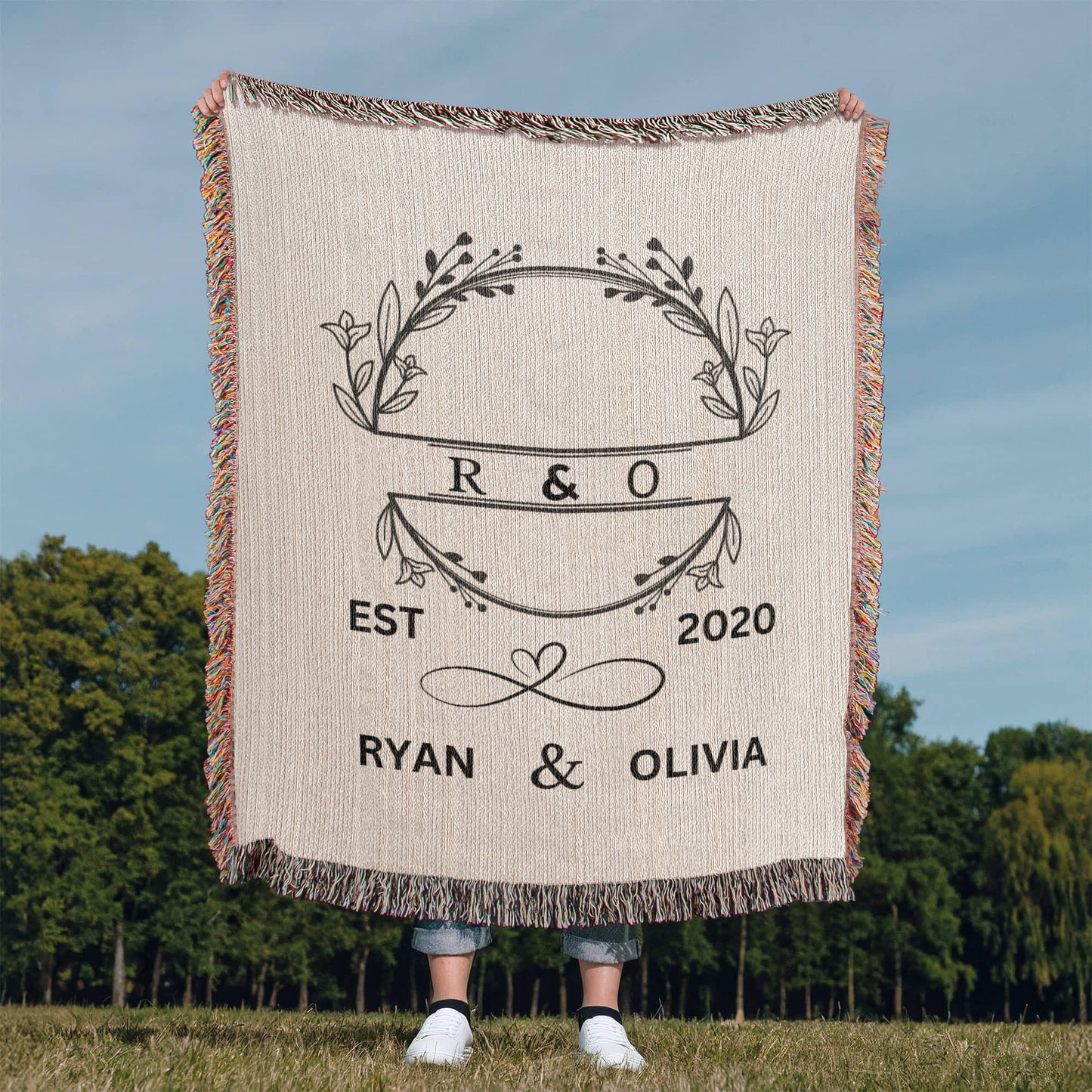 Personalized Wedding Blanket, His and Hers Custom Blanket, Newlyweds Housewarming Gift, Personalized Wedding Gift, Mr and Mrs Gifts Birthday