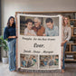 Grandma Custom Blanket, Personalized Grandkids Photo Blanket, Picture Collage Woven Throw, Mother's Day Gift, Mom Birthday, Family Photo Blanket