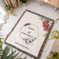 Personalized  Floral Wedding Blanket, Couples Custom Blanket, Wedding Throw Tapestry, His and Hers Gift, Mr and Mrs Blanket, Anniversary Present