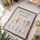 Custom Grandma Garden Blanket, Personalized Birth Flower Blanket With Grandkids Names, Granny Mother's Day, Christmas Gift, Special Keepsake