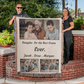 Grandma Custom Blanket, Personalized Grandkids Photo Blanket, Picture Collage Woven Throw, Mother's Day Gift, Mom Birthday, Family Photo Blanket