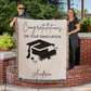 Graduation blanket, personalized gift, graduation keepsake, custom blanket, congratulatory gift, graduate throw, academic achievement gift