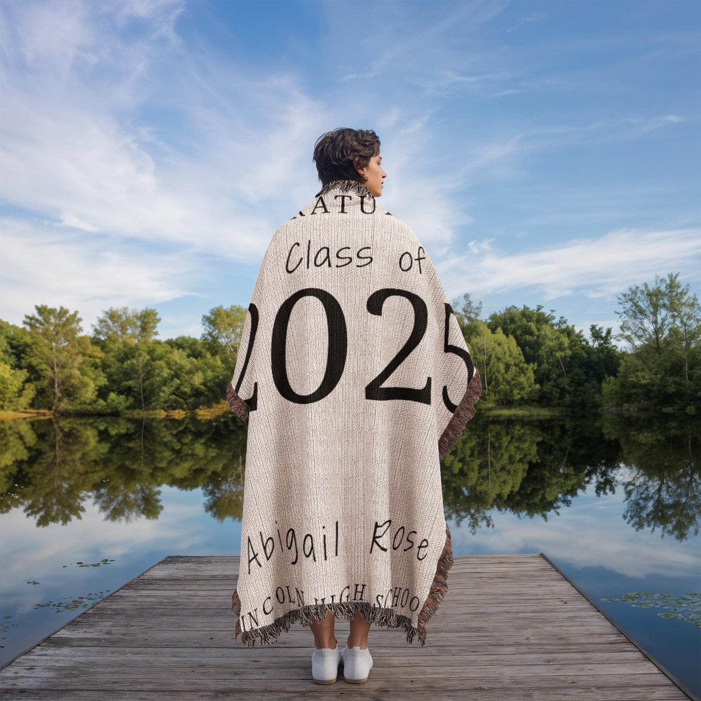 Graduation Blanket, Custom Graduation Party Decor 2025, Party Backdrop Large Banner for Class, Graduation Tapestry Backdrop, Class of 2025 Photo Booth Backdrop