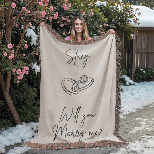 Proposal Decorations, Marry Me Blanket, Marriage Proposal Ideas, Unique Proposal Props, Romantic Engagement Sign, Will You Marry Me