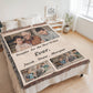 Grandma Custom Blanket, Personalized Grandkids Photo Blanket, Picture Collage Woven Throw, Mother's Day Gift, Mom Birthday, Family Photo Blanket