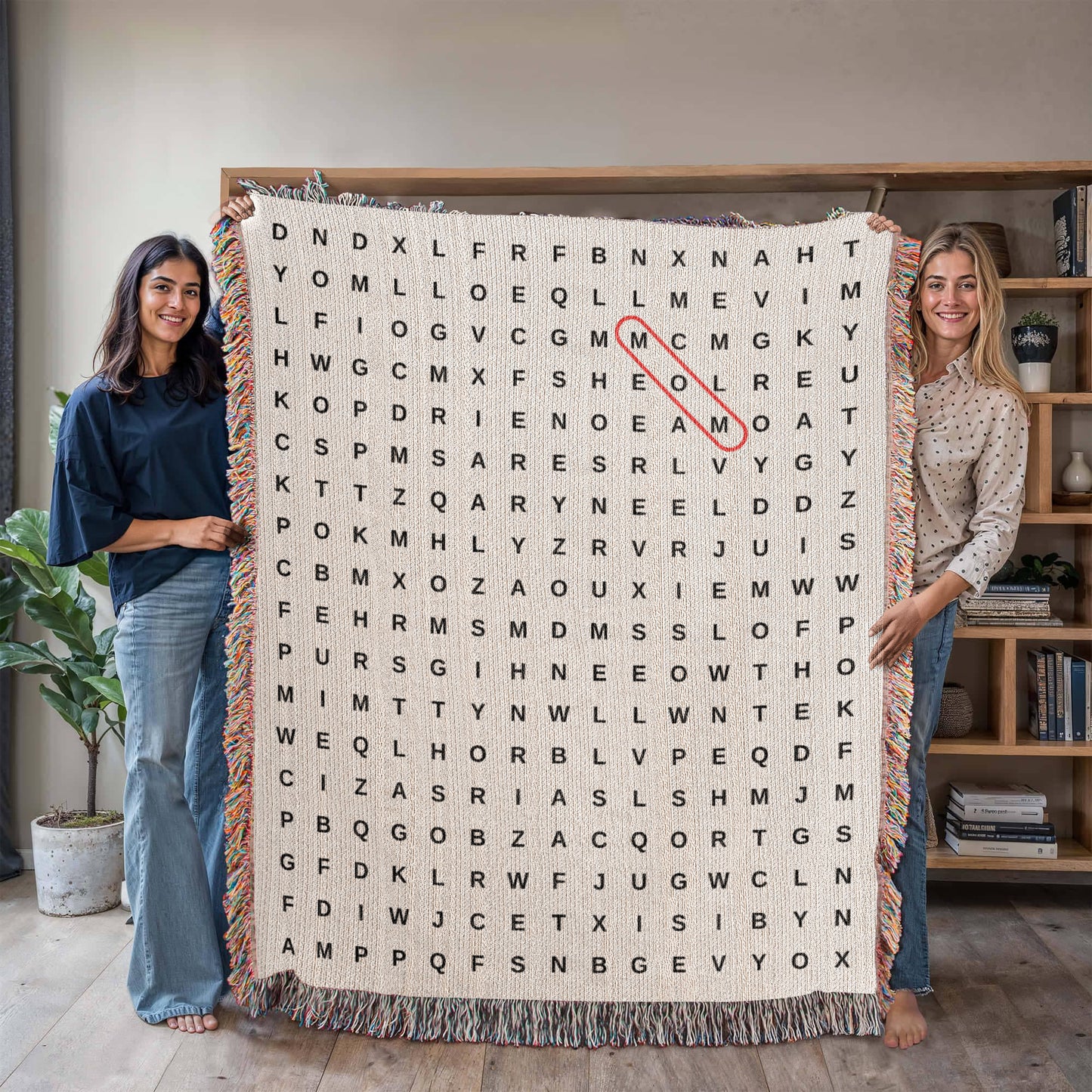 Crossword Custom Blanket