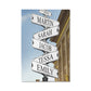 Personalized Family Names Street Sign, Custom Family Birth Dates Canvas, Family Decor Art, Gift for Family Legacy, Personalized Home Decor