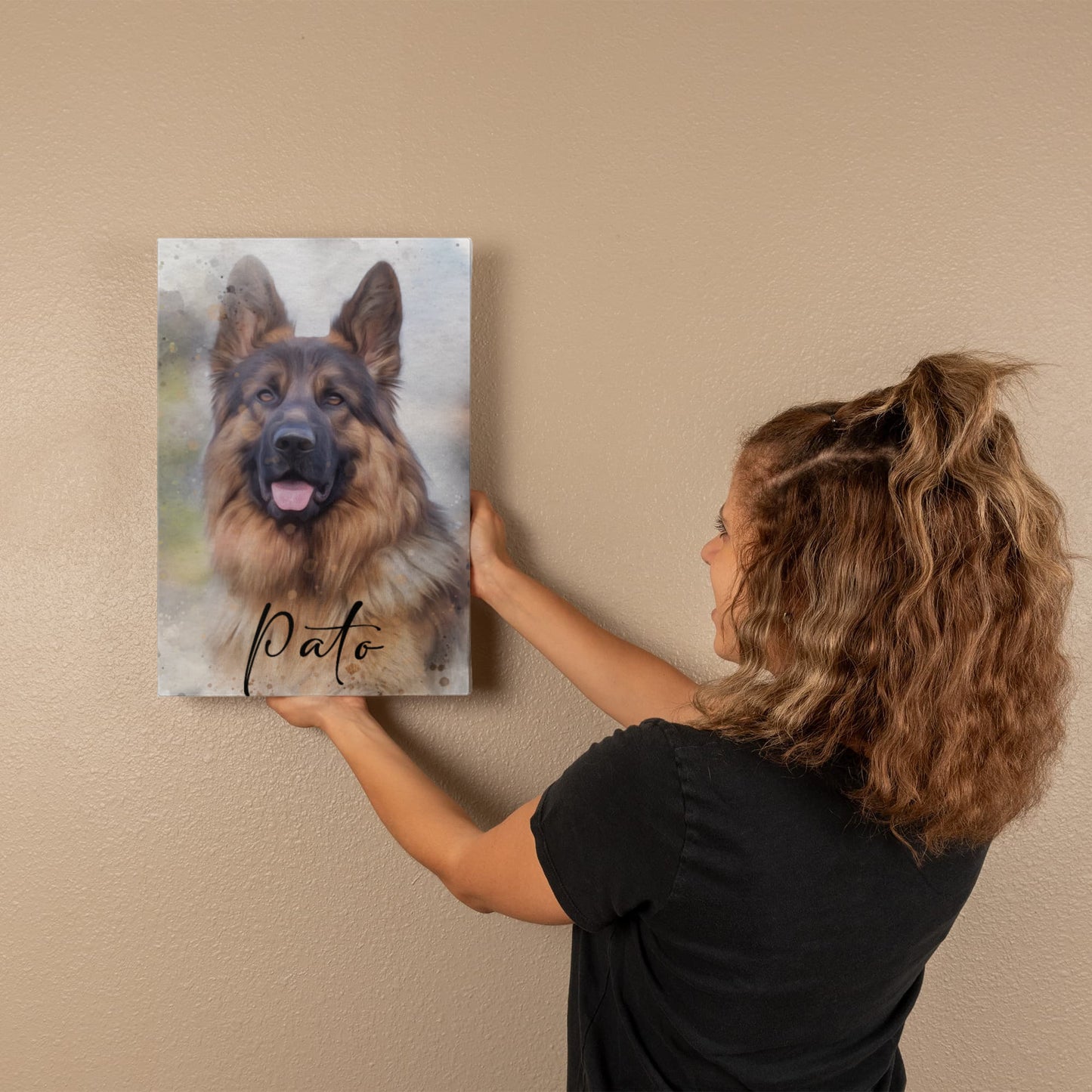 Custom Watercolor Pet Portrait From Photo
