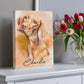 Personalized Pet Watercolor Portraits from photo canvas