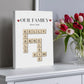 Personalized Our Family Crossword Canvas