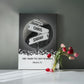 The Night we got married Couples Gift Canvas