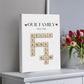 Personalized Our Family Crossword Canvas