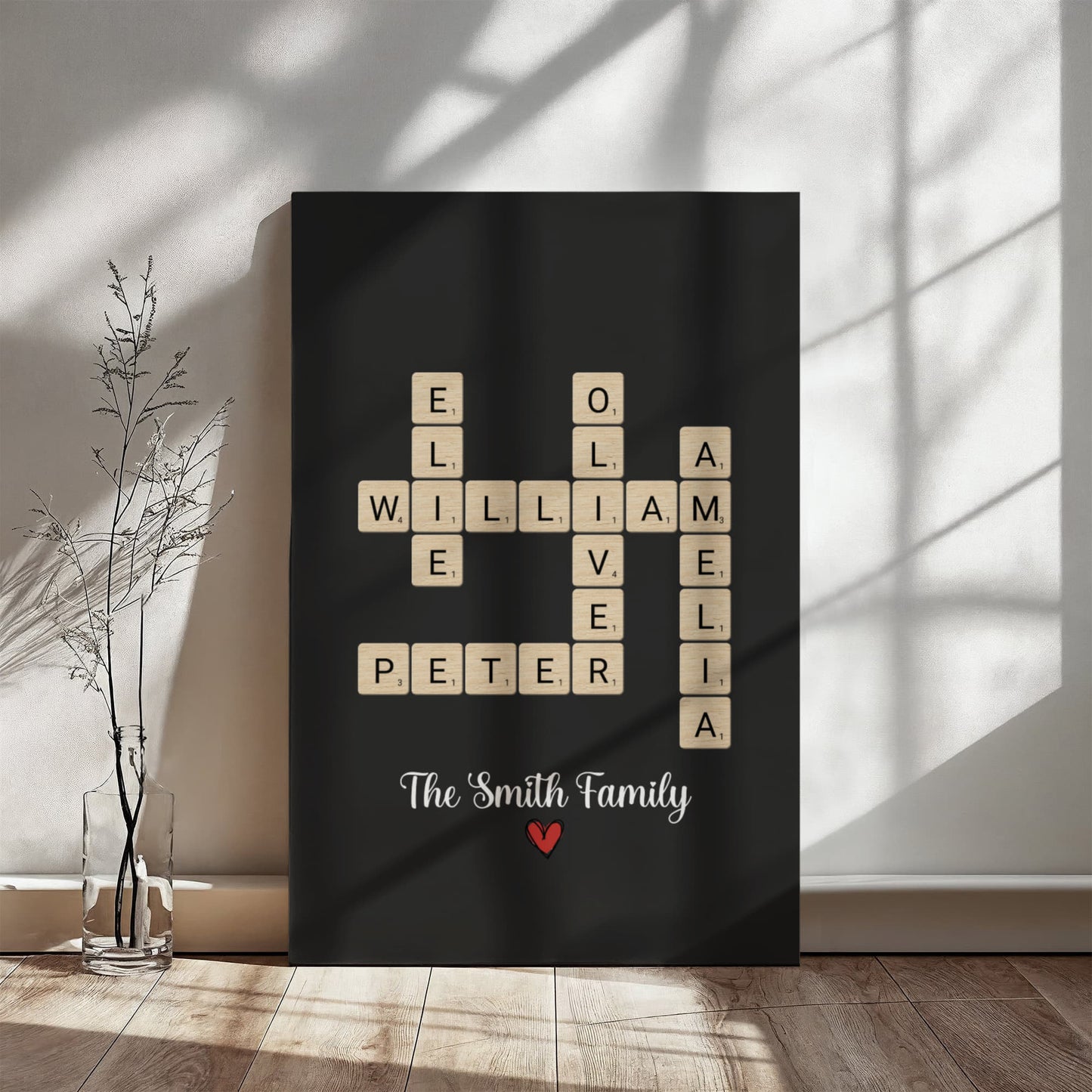 Personalized Family Name Canvas