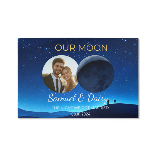 Our Moon Couple Custom Photo Moon Phase