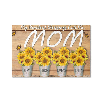 Personalized Wall Art, Custom Mother Son Print, Mom Birthday Gift, Family Portrait, Custom Mom Gift, Personalized Art for Mom