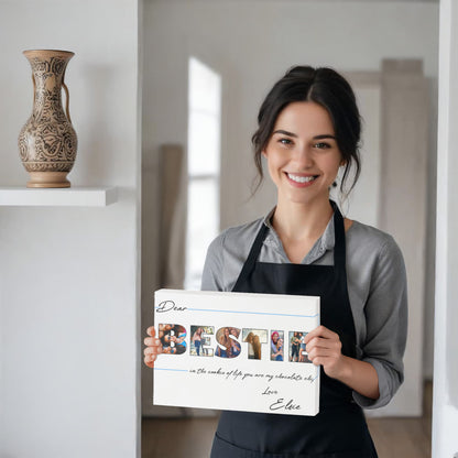 Custom Bestie Photo Canvas
