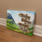 Highland Wooden Street Sign