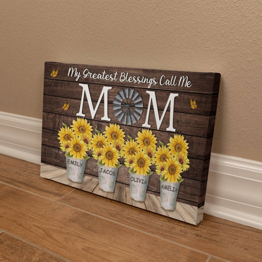Personalized Wall Art, Mom Gift , Custom Mother Son Print, Mom Birthday Gift, Family Portrait