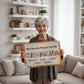 Personalized Mother Day Gifts For Grandma, Custom Photo Collage Canvas, Grandma Sign With Kids Names, Unique Grandkids Gift Ideas