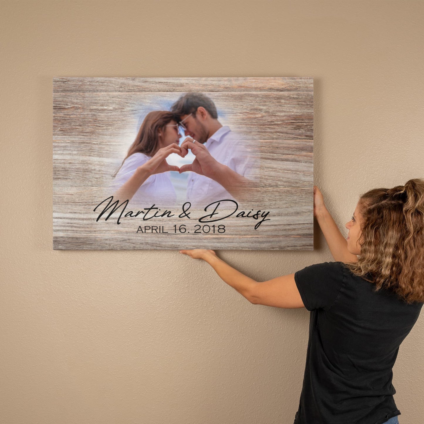 Wedding Gift for Bride and Groom, Engagement Gifts for Couple, Personalized Wedding Anniversary Gift, Bridal Shower Keepsake